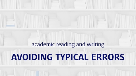 Thumbnail for 18. ATC - Avoiding typical errors