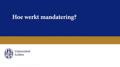 Thumbnail for Mandatering