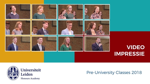 Thumbnail for Impressievideo PRE-Classes Slotevenement 2018