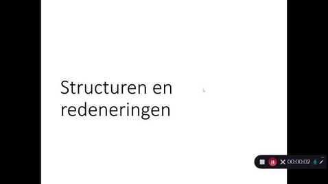 Thumbnail for Logica Week 2.4 Structuren en redeneringen