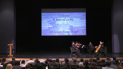 Thumbnail for Northwood High School 8th Grade Family Night Livestream March 19, 2025