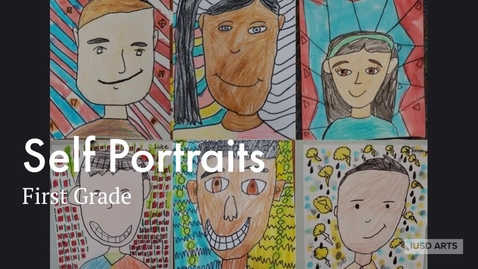 Thumbnail for entry First Grade Self-Portraits Introduction