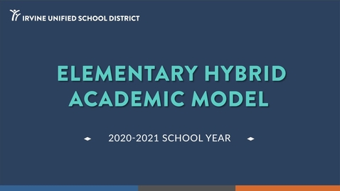 Thumbnail for Elementary Hybrid Academic Model 2020-21 School Year