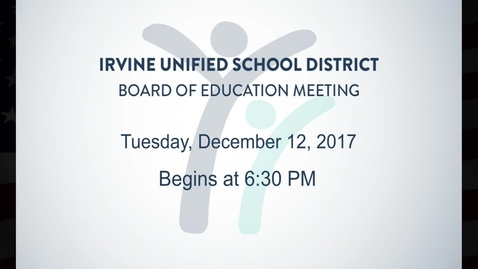 Thumbnail for 2017-12-12 School Board Meeting