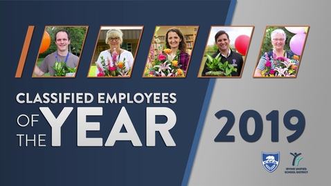 Thumbnail for entry Classified Employees of the Year 2019