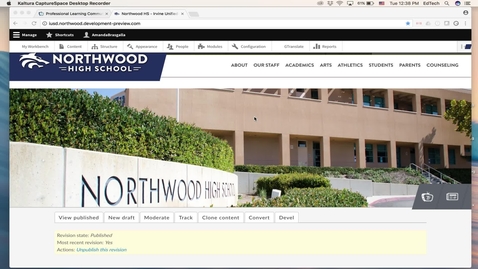 Thumbnail for Updating IUSD.TV on Homepage
