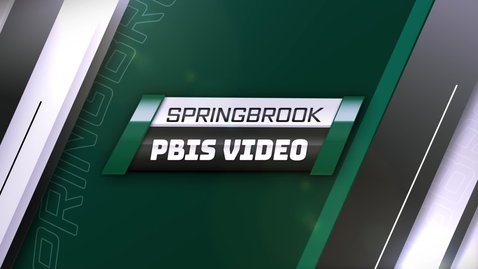 Thumbnail for Springbrook PBIS Video