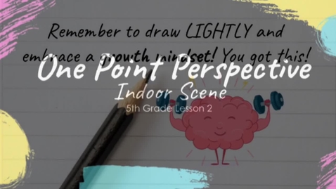 Thumbnail for 5th Grade One Point Perspective Indoor Space