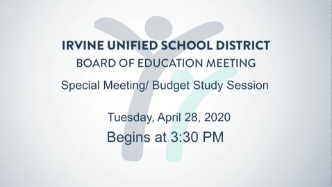 Thumbnail for 2020-04-28 Board Meeting Study Session