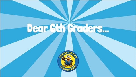 Thumbnail for 6th Grade Send off