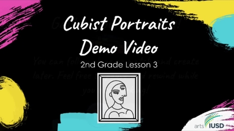 Thumbnail for 2nd Grade Cubist Portraits