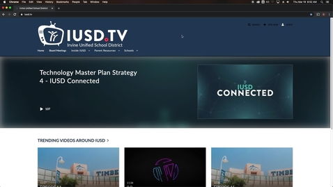 Thumbnail for IUSD.TV - Kaltura Capture