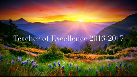 Thumbnail for Teacher of Year - Mrs. Jarvis (2016-2017)