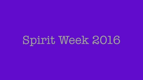 Thumbnail for PHS Sprit week