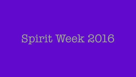 Thumbnail for entry PHS Sprit week