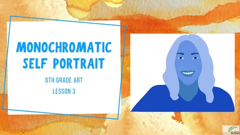 Thumbnail for entry 6th Grade Monochromatic Digital Self-Portrait