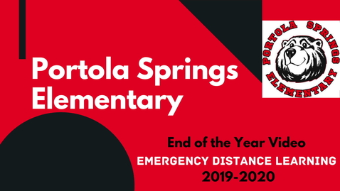 Thumbnail for Portola Springs End of the Year Video