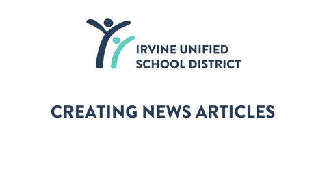 Thumbnail for Creating News Articles