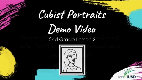 Thumbnail for entry 2nd Grade Cubist Portraits