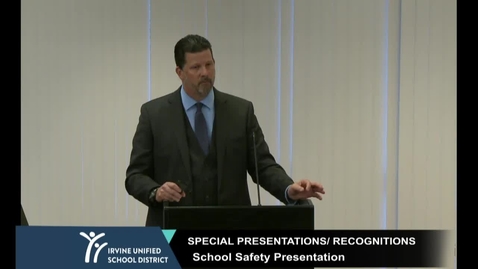 Thumbnail for Board Meeting - School Safety Presentation 2018