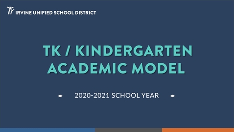 Thumbnail for Kinder Academic Model 2020-21 School Year