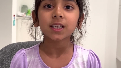 Thumbnail for 2023 Earth Day Video Winner: Ahana Vishnoi, Loma Ridge, Kindergarten