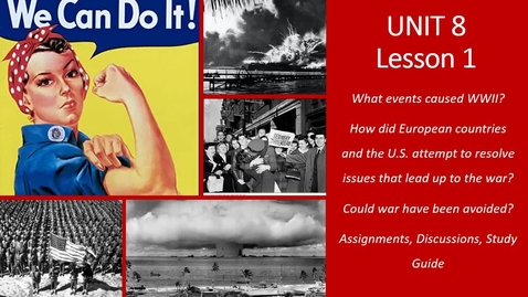 Thumbnail for UNIT 8 Lesson 1 Overview Video