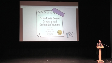 Thumbnail for Embedded Honors and Standards Based Grading Fall 2022 Presentation