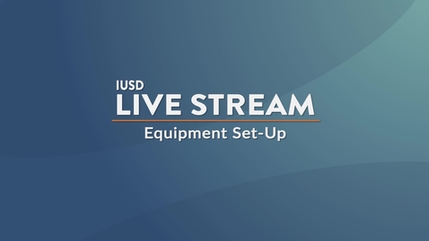 Thumbnail for Live Stream Equipment Set-Up