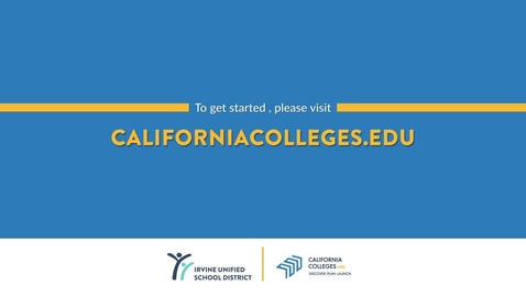 Thumbnail for CaliforniaColleges.edu - High School