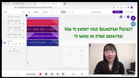 Thumbnail for Export soundtrap file