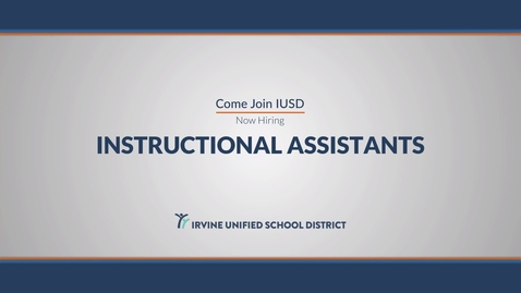 Thumbnail for Instructional Assistant Recruitment