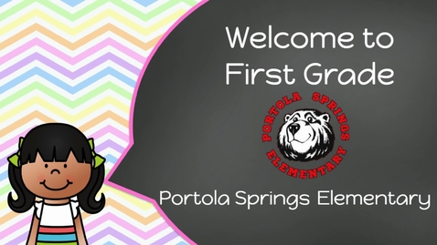 Thumbnail for entry 1st Grade Back to School Night 2022-2023