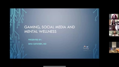 Thumbnail for entry Gaming, Social Media and Mental Wellness Presentation: Presented by Hoag ASPIRE Intensive Outpatient Program