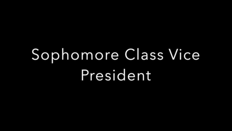 Thumbnail for entry Freshmen Election Video 2021-2022