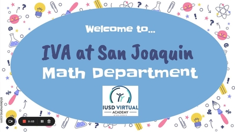 Thumbnail for 8th Grade Parent Night April 2022- Math