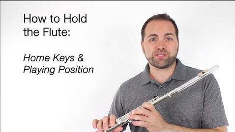 Thumbnail for Beginner Flute Lesson 4 - How to Hold the Flute