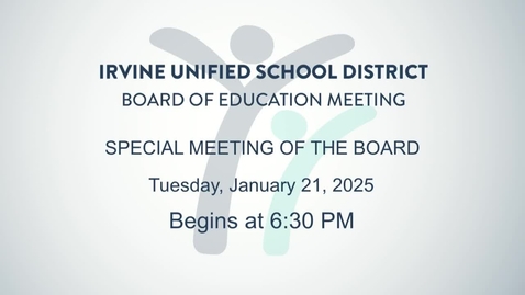 Thumbnail for 2025-01-21 School Board Meeting