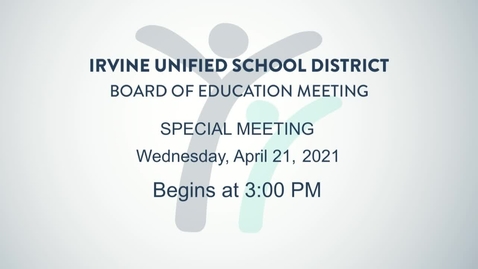 Thumbnail for 2021-04-21 Board Special Meeting