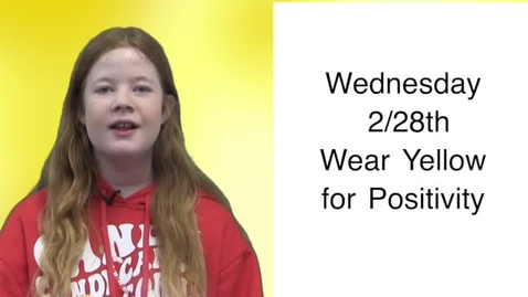 Thumbnail for entry Kindness week Wednesday