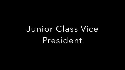 Thumbnail for entry Sophomore Election Video 2021-2022