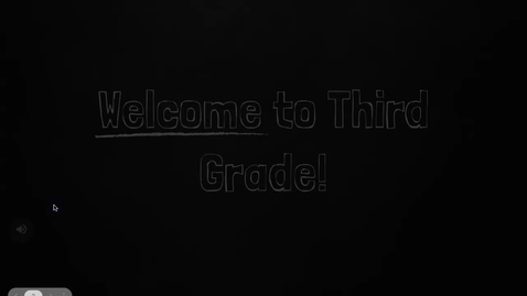 Thumbnail for entry 3rd Grade Back To School Night 22-23
