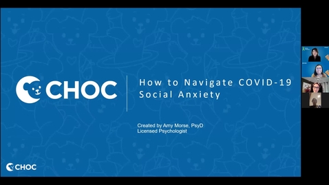 Thumbnail for entry How to Navigate COVID - 19 Social Anxiety