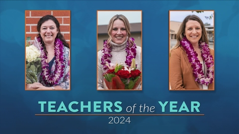Thumbnail for Teachers of the Year 2024