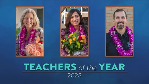 Thumbnail for entry Teachers of the Year 2023