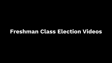 Thumbnail for 2022-2023 Sophomore Class Election Videos