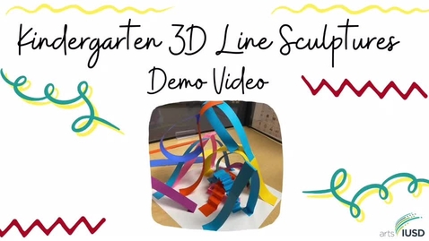 Thumbnail for entry Kinder 3D Line Sculptures Demonstration