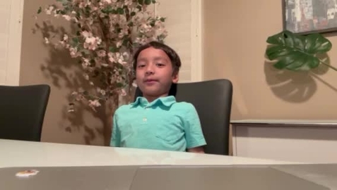 Thumbnail for 2023 Earth Day Video Winner: Kevin Man Amatya, Canyon View, Kindergarten