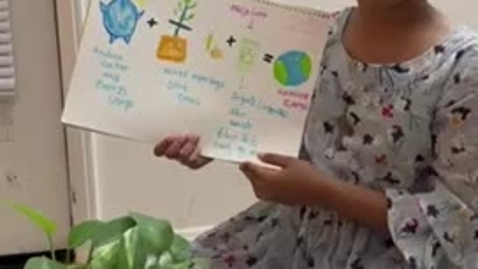 Thumbnail for entry 2023 Earth Day Video Winner: Neha Karthika, Woodbury ES,2nd Grade