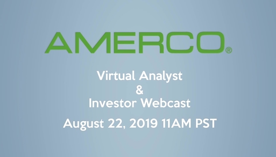 2019 AMERCO Investor & Analyst Webcast